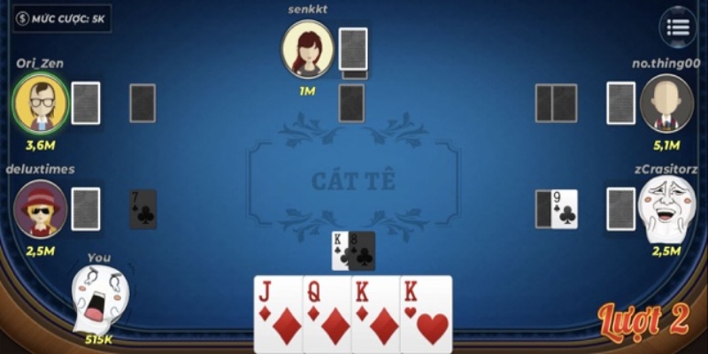 Luật và cách chơi bài Cát Tê online